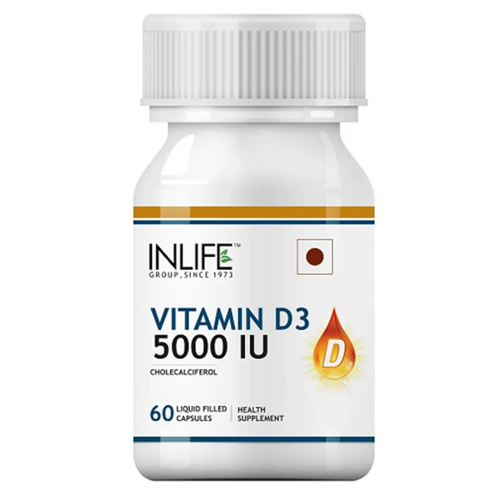 INLIFE VITAMIN D3 5000 I. U.